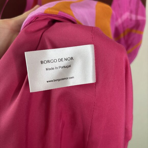 Borgo De Nor Crepe Fringe Midi Dress - Picture 11 of 13